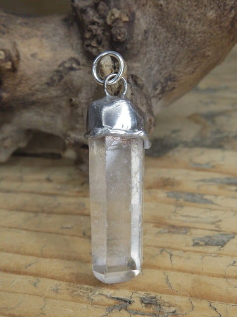 kryształ górski * wisior amulet ochronny