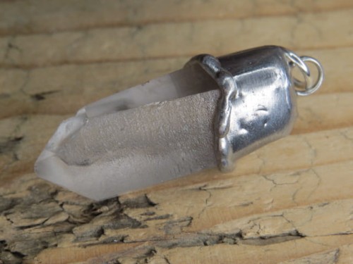 kryształ górski * wisior amulet ochronny