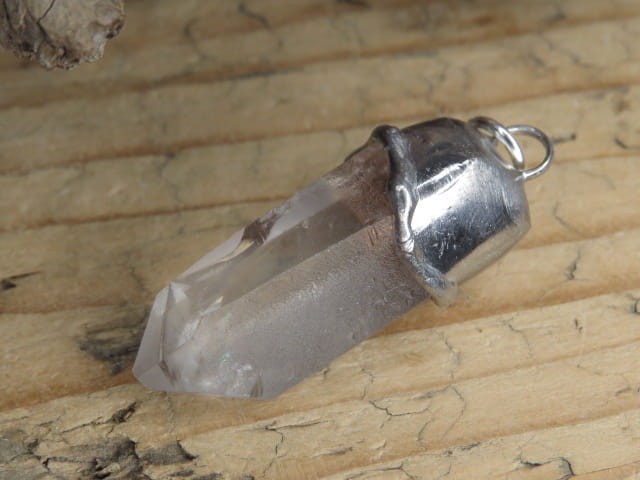 kryształ górski * wisior amulet ochronny