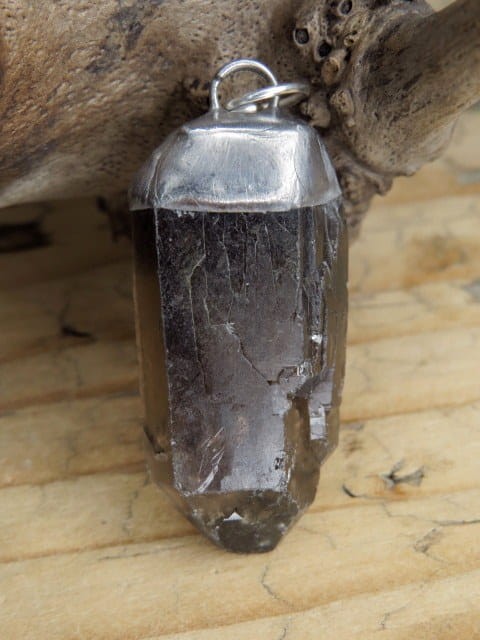 kwarc dymny - wisior amulet