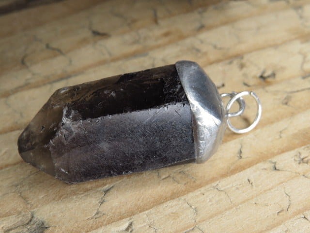 kwarc dymny - wisior amulet