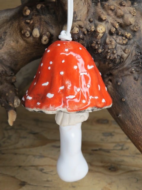 Ceramiczny dzwonek – muchomorek