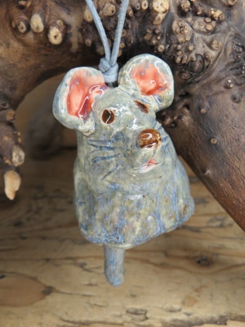 Ceramiczny dzwonek – myszka