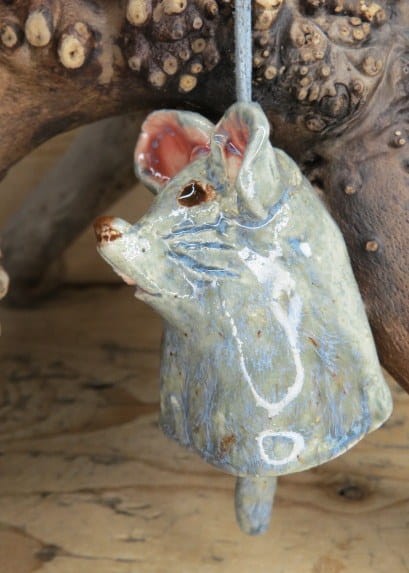 Ceramiczny dzwonek – myszka