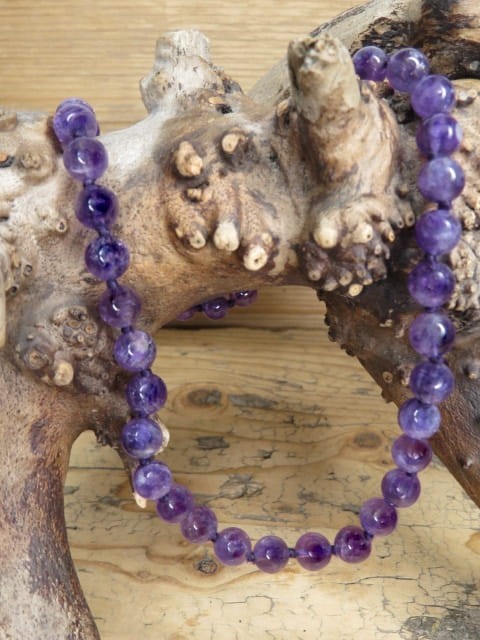 ametyst * naszyjnik * korale