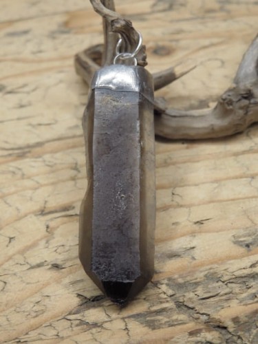 kwarc dymny * wisior amulet