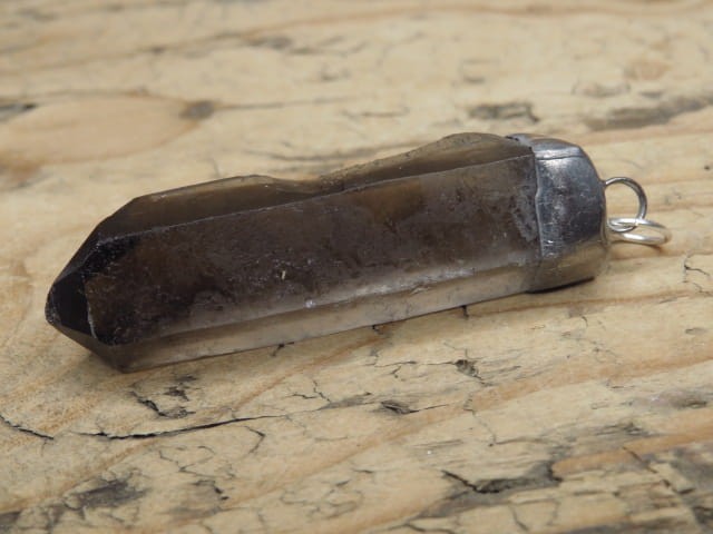 kwarc dymny * wisior amulet