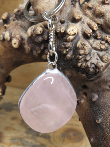 kwarc różowy * brelok