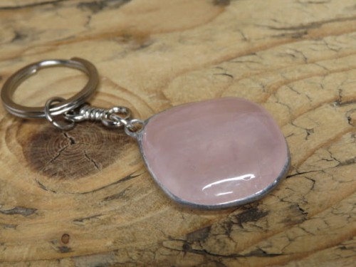 kwarc różowy * brelok