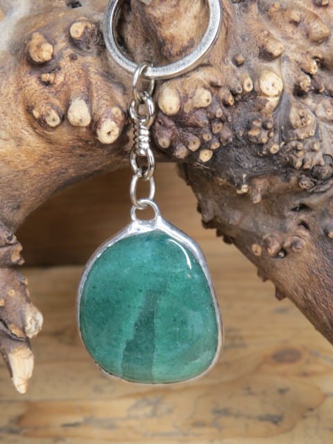 awenturyn zielony brelok