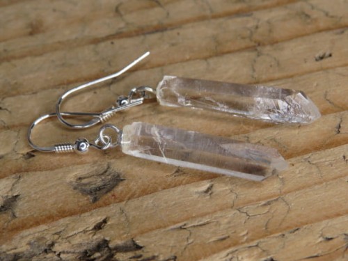 kryształ górski Polska Jegłowa * kolczyki