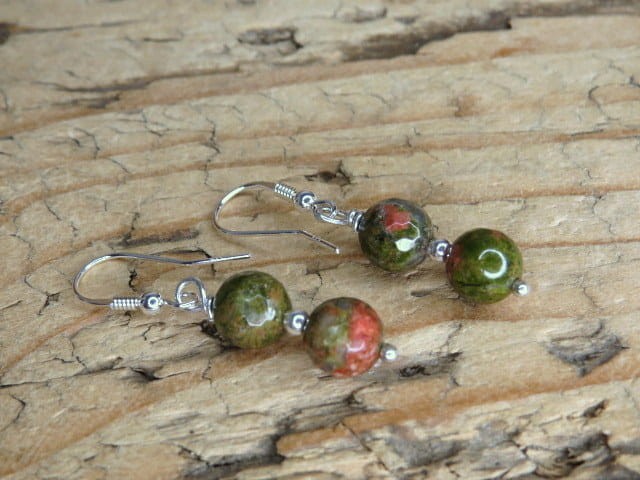 unakit * kolczyki