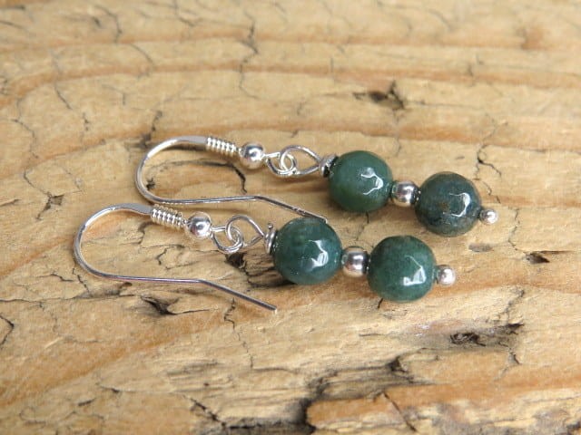 agat mszysty * kolczyki