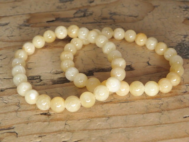 aragonit pomarańczowy * bransoletka z kulek 8mm