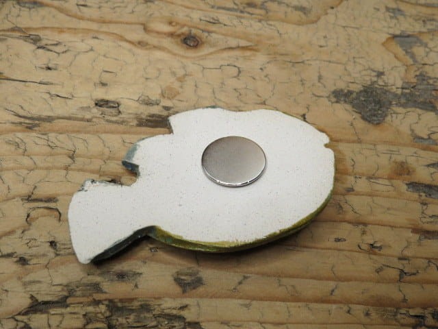 Ceramiczny magnes ryba - ceramika ręcznie robiona