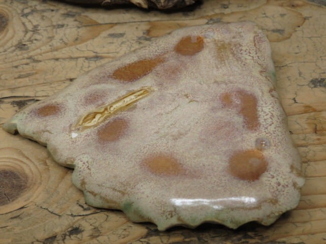 podstawka pod kadzidełko - kadzielniczka z myszką - ceramika ręcznie robiona