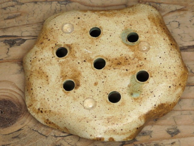 Ceramiczna mydelniczka liść - ceramika ręcznie robiona