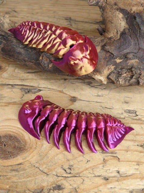 Trylobit Dalmanites – ruchoma replika 3D