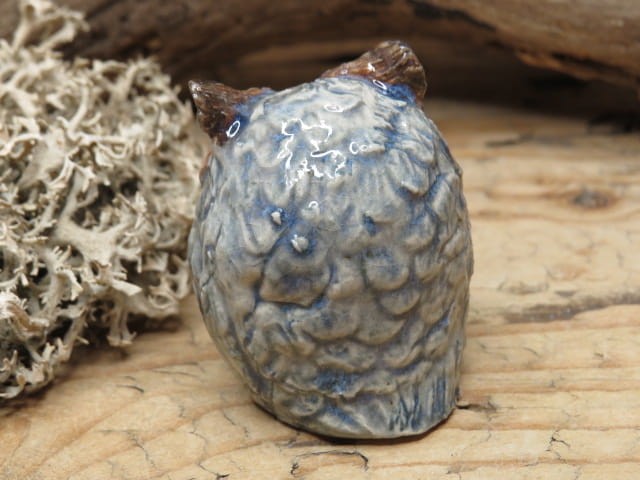Sowa - figurka ceramiczna - ceramika ręcznie robiona