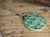 Zielona bombka ceramiczna handmade
