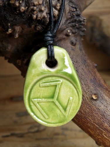 Wisior Swarożyc – słowiański amulet ognia - ceramika