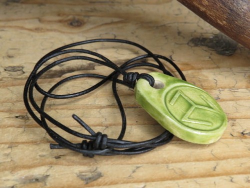 Wisior Swarożyc – słowiański amulet ognia - ceramika