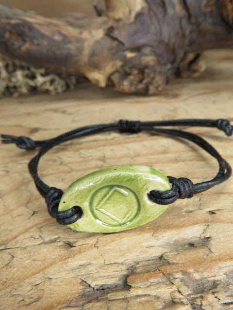 Bransoletka Dziewanna – słowiański amulet natury - ceramika ręcznie robiona