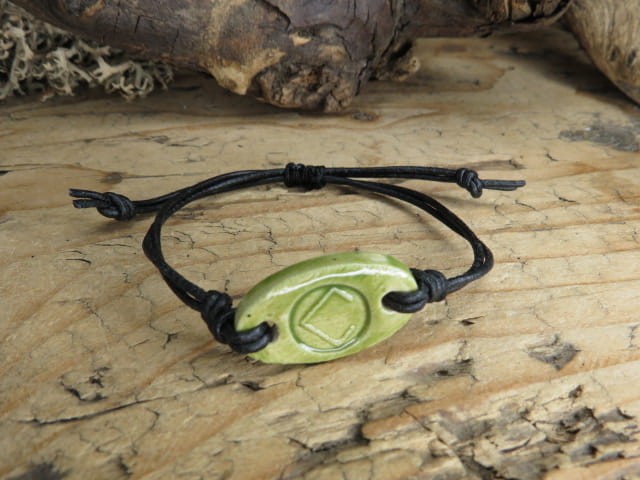 Bransoletka Dziewanna – słowiański amulet natury - ceramika ręcznie robiona