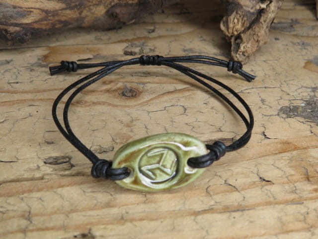 Bransoletka Swarożyc – amulet ognia – biżuteria słowiańska ręcznie robiona