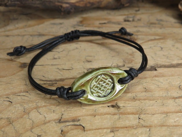 Bransoletka Białobóg – biżuteria słowiańska ręcznie robiona