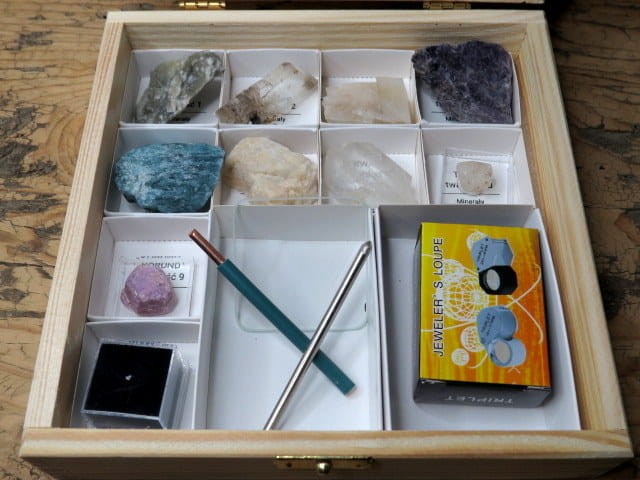 Skala twardości Mohsa (1-10) - zestaw edukacyjny