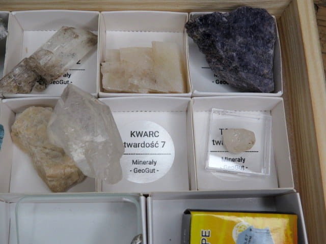 Skala twardości Mohsa (1-10) - zestaw edukacyjny