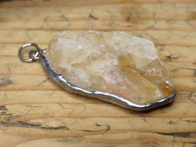 cytryn kamień bogactwa - wisior