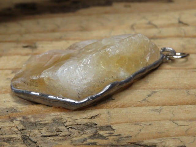 cytryn kamień bogactwa - wisior