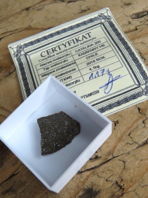 Meteoryt kamienny - Catalina