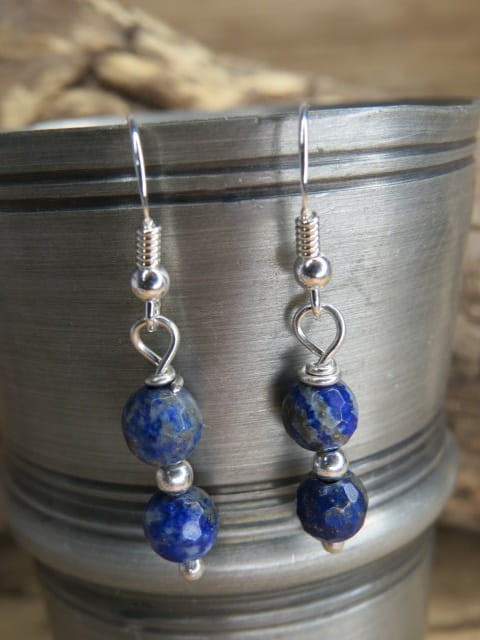 lapis lazuli * kolczyki