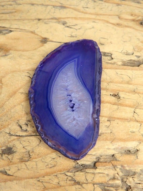 agat fioletowy - plaster