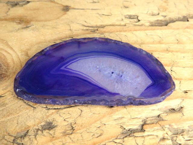 agat fioletowy - plaster