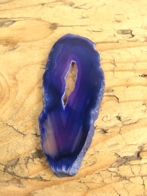 agat fioletowy - plaster