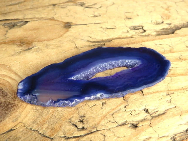 agat fioletowy - plaster