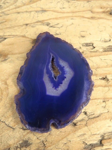 agat fioletowy - plaster