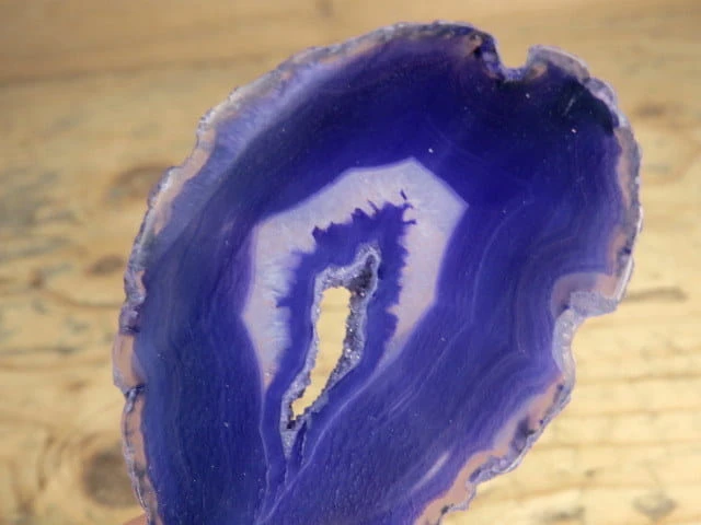 agat fioletowy - plaster