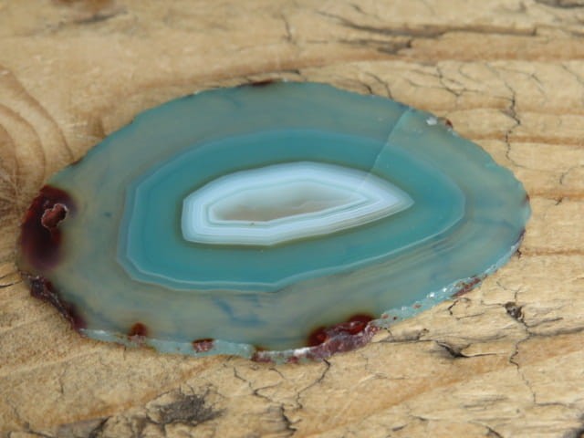 agat zielony - plaster