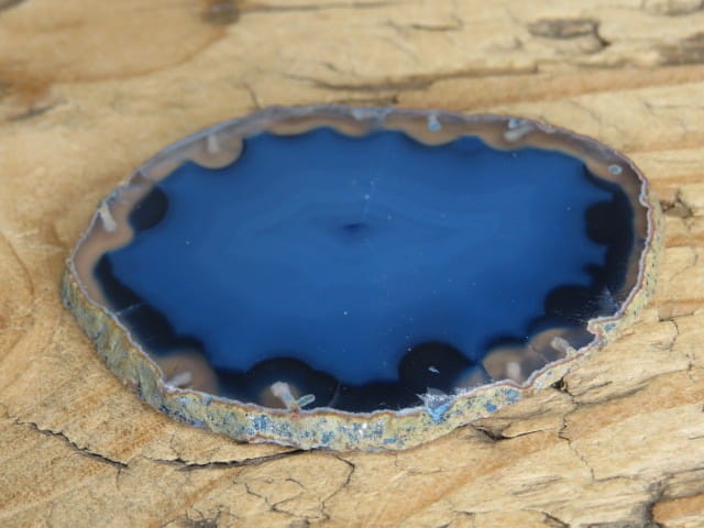 agat niebieski - plaster