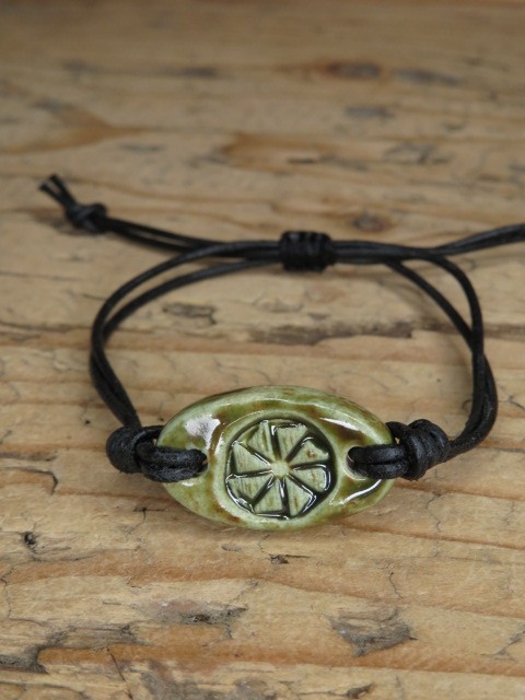 Bransoletka Swarga (Swarzyca) – słowiański amulet słońca – biżuteria słowiańska ręcznie robiona