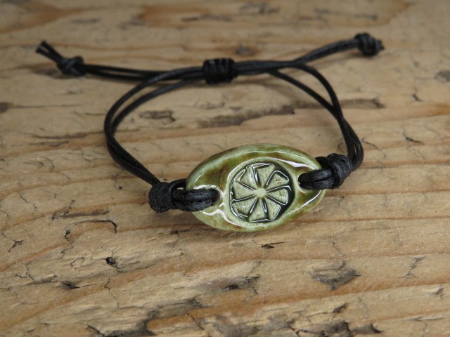 Bransoletka Swarga (Swarzyca) – słowiański amulet słońca – biżuteria słowiańska ręcznie robiona