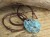 turkus naturalny surowy * ochrona w podróży * amulet na rzemieniu