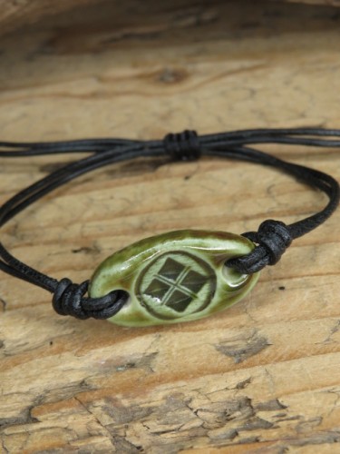 Bransoletka Mokosz – słowiański amulet kobiecej mocy - ceramika ręcznie robiona