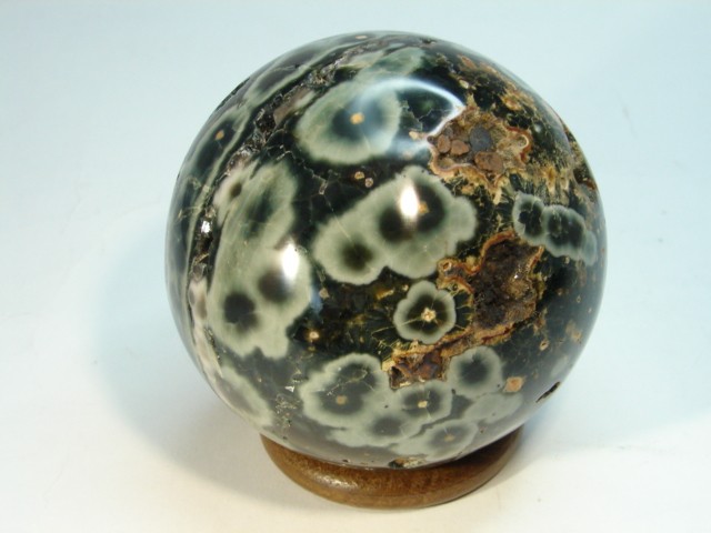  prazjolit, jaspis oceaniczny - geody * kula