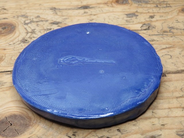 Mały ceramiczny talerzyk - wzór koronki – ceramika ręcznie robiona